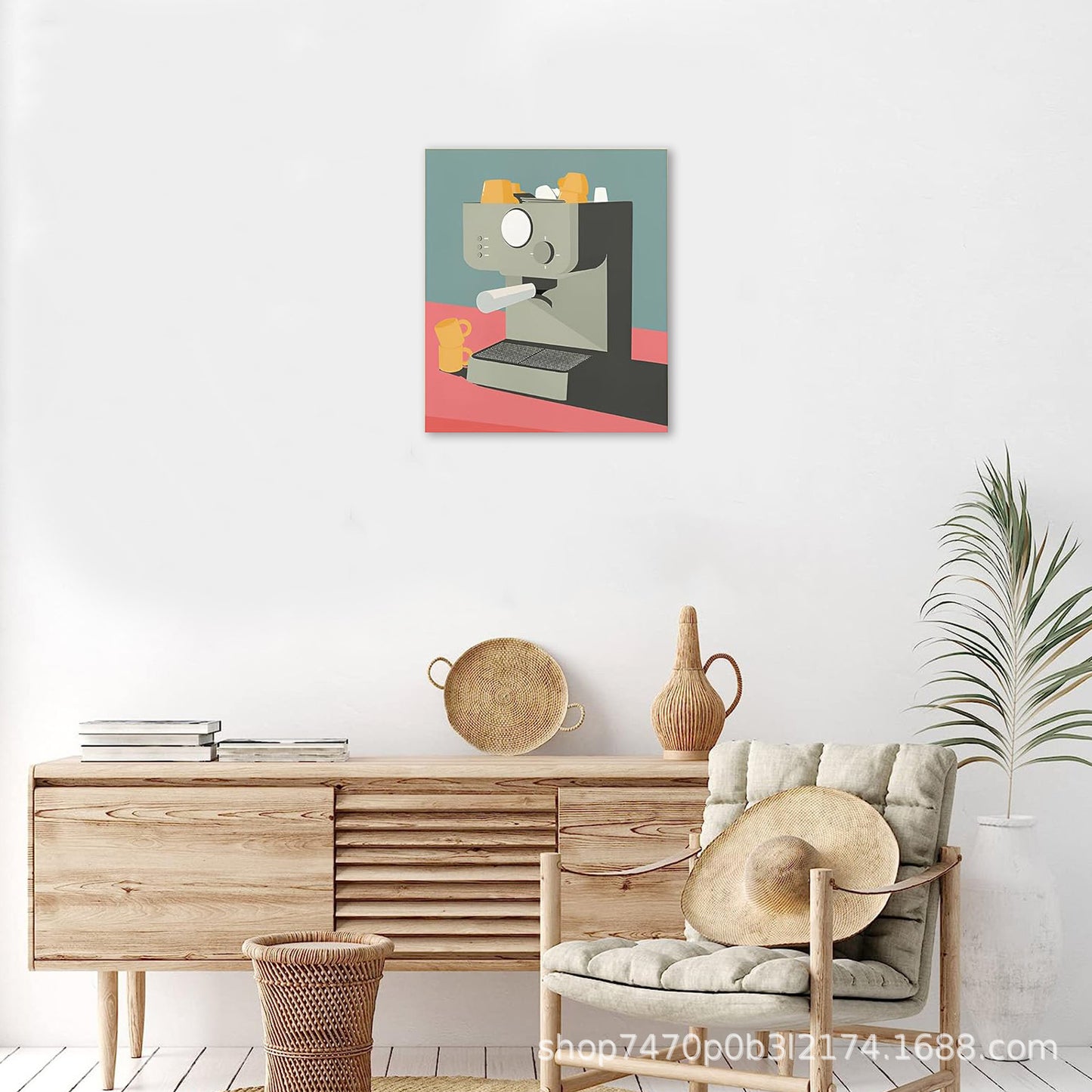 Bohemian Room Aesthetics Oil Painting Canvas Core