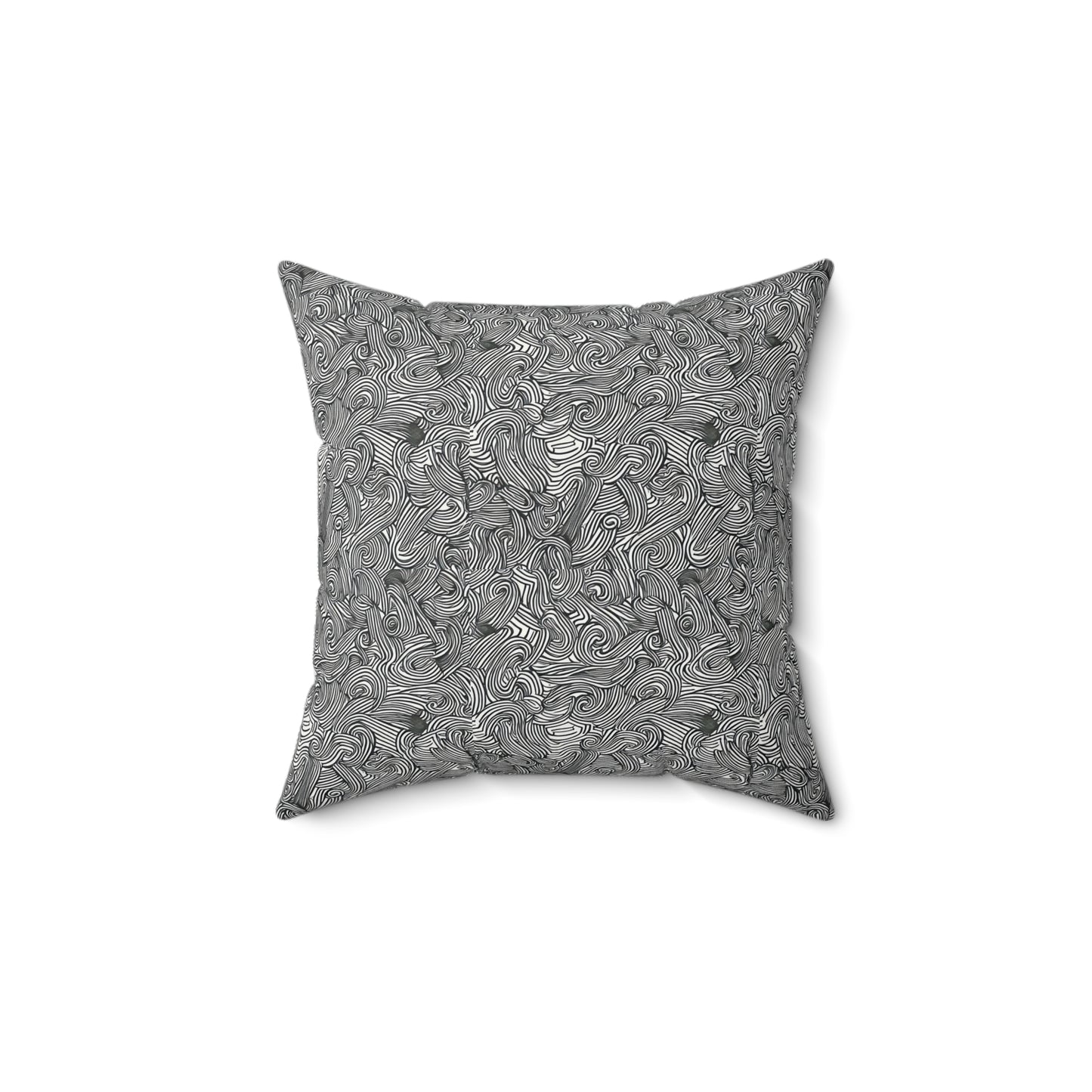 Spun Polyester Square Pillow