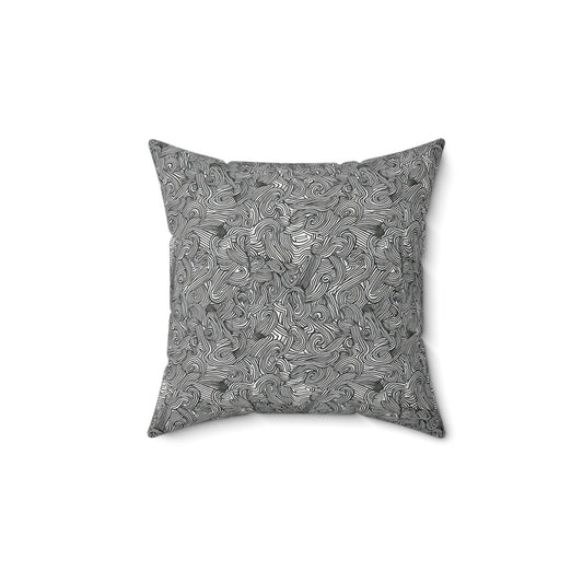 Spun Polyester Square Pillow