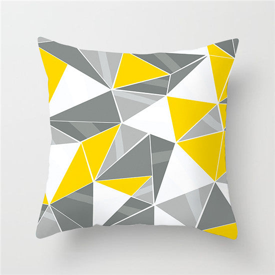 Home yellow pillowcase