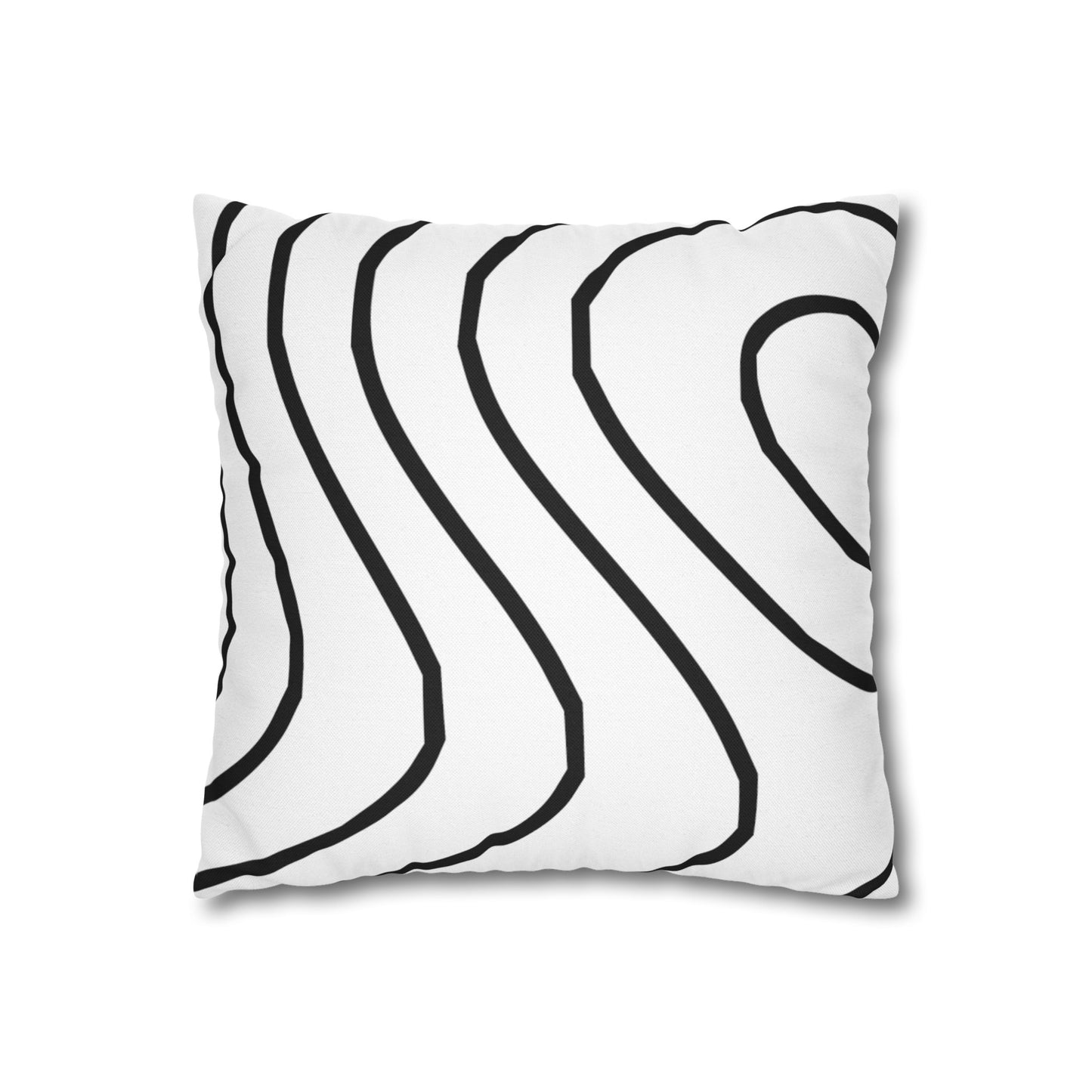 Spun Polyester Square Pillowcase