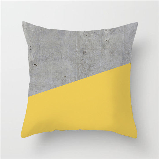 Home yellow pillowcase