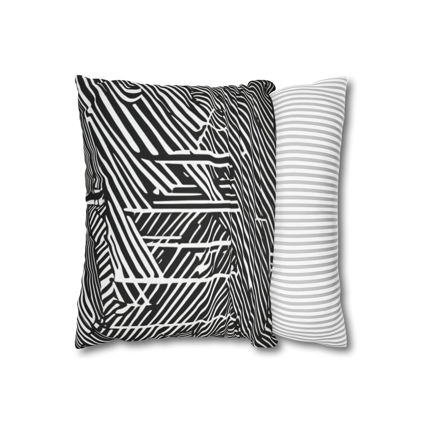 Spun Polyester Square Pillowcase