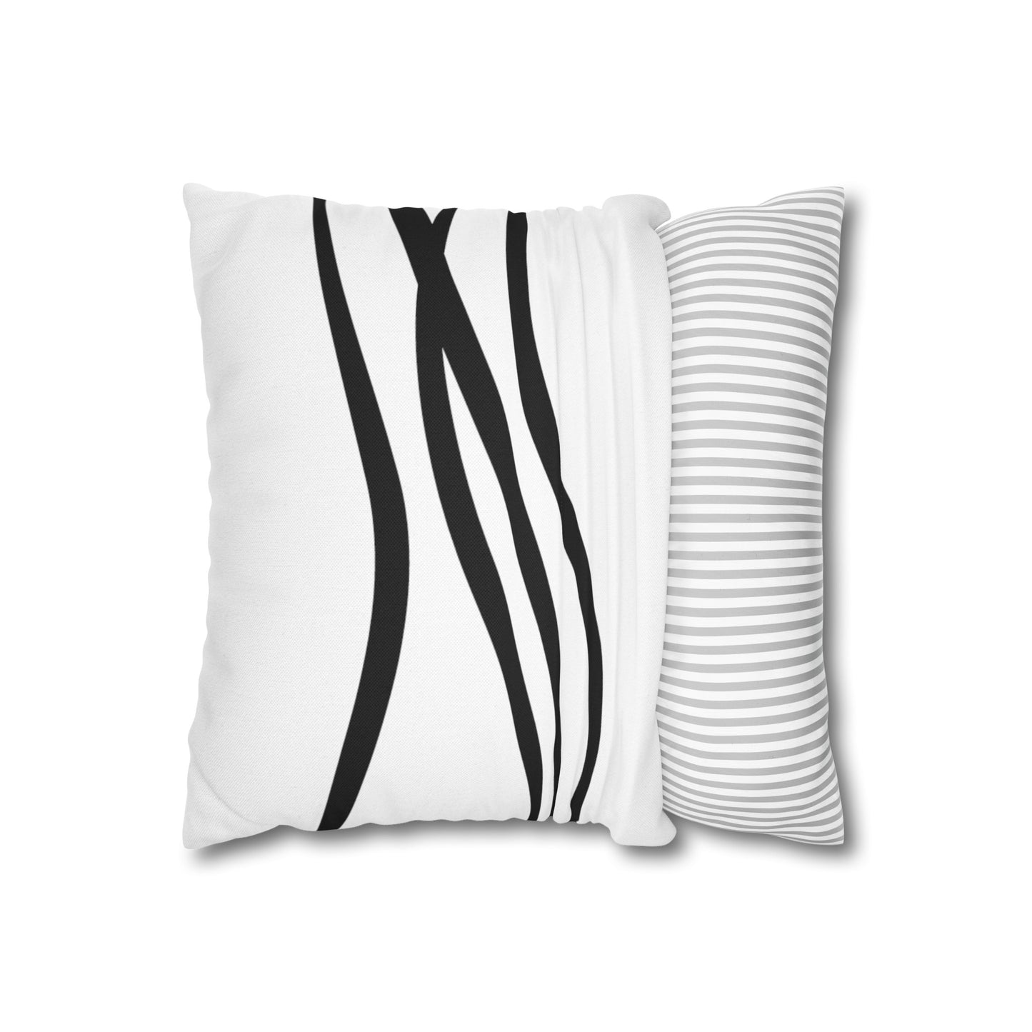 Spun Polyester Square Pillowcase