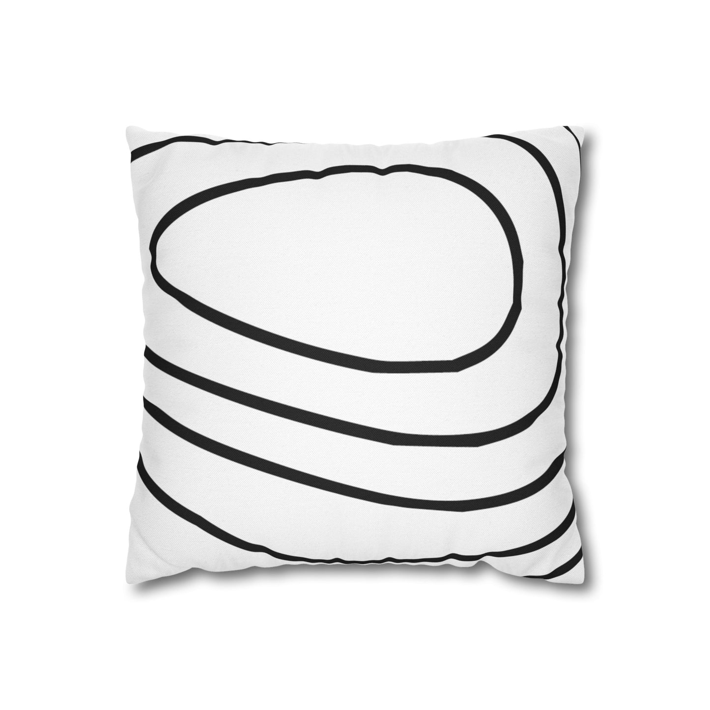 Spun Polyester Square Pillowcase