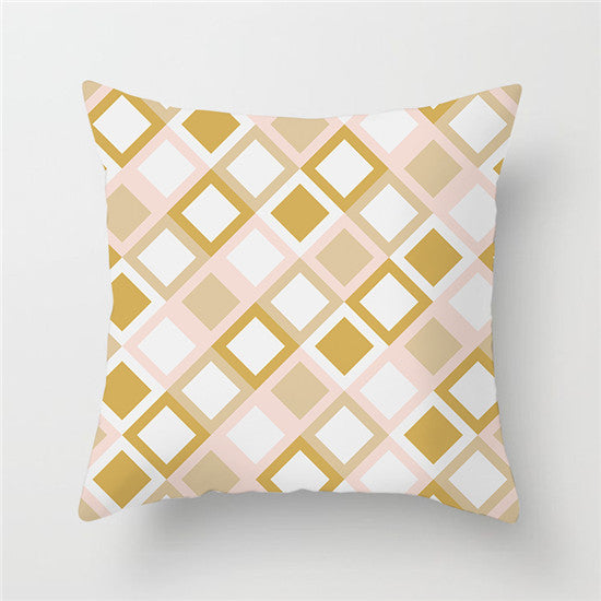 Home yellow pillowcase