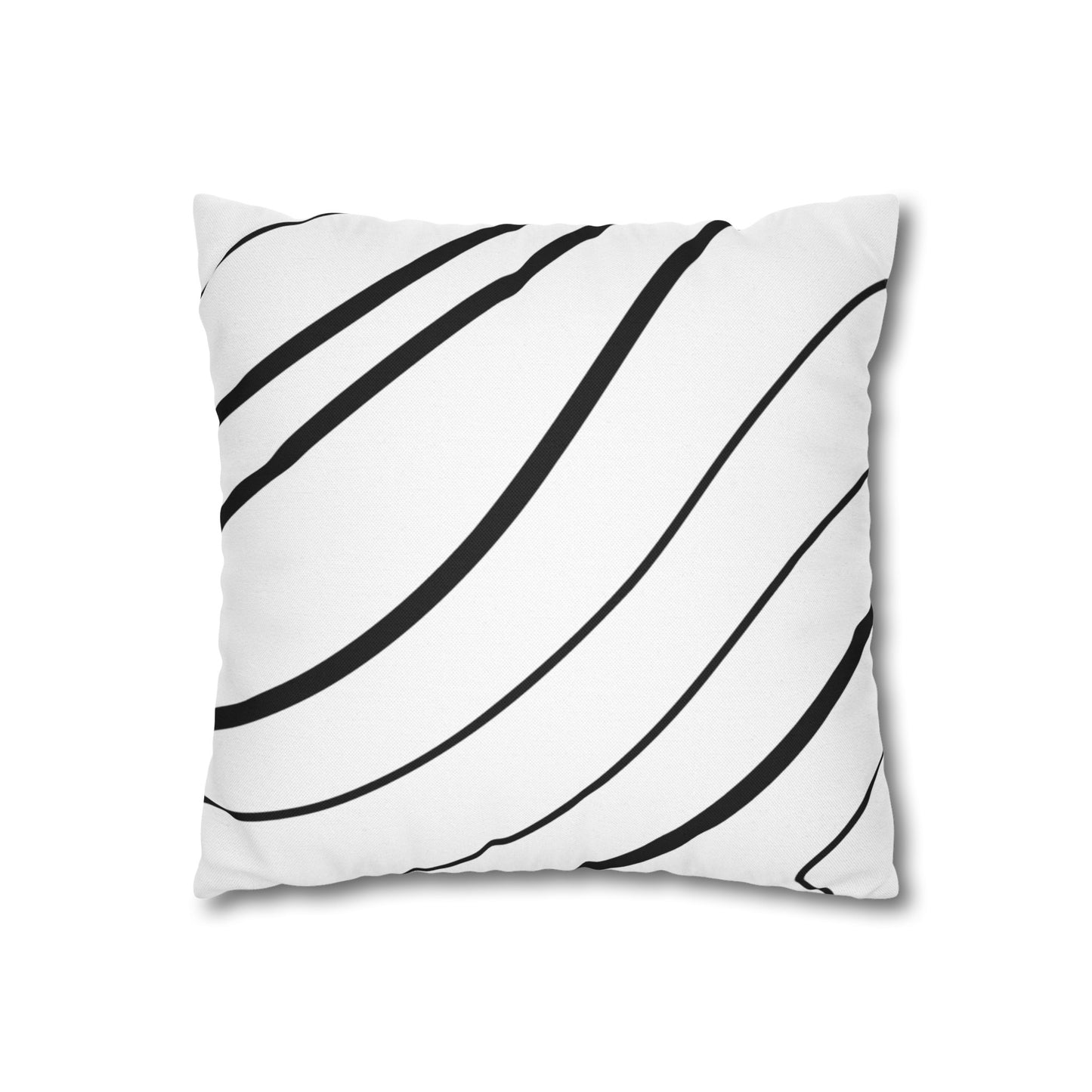 Spun Polyester Square Pillowcase