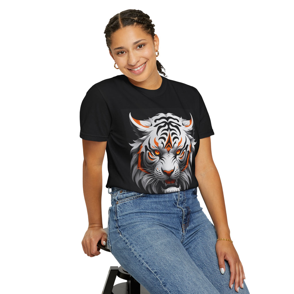 Ferocious Tiger Unisex T-Shirt | Unique Graphic Tee, Animal Lover Gift, Casual Wear, Statement Shirt, Cool Graphic Top