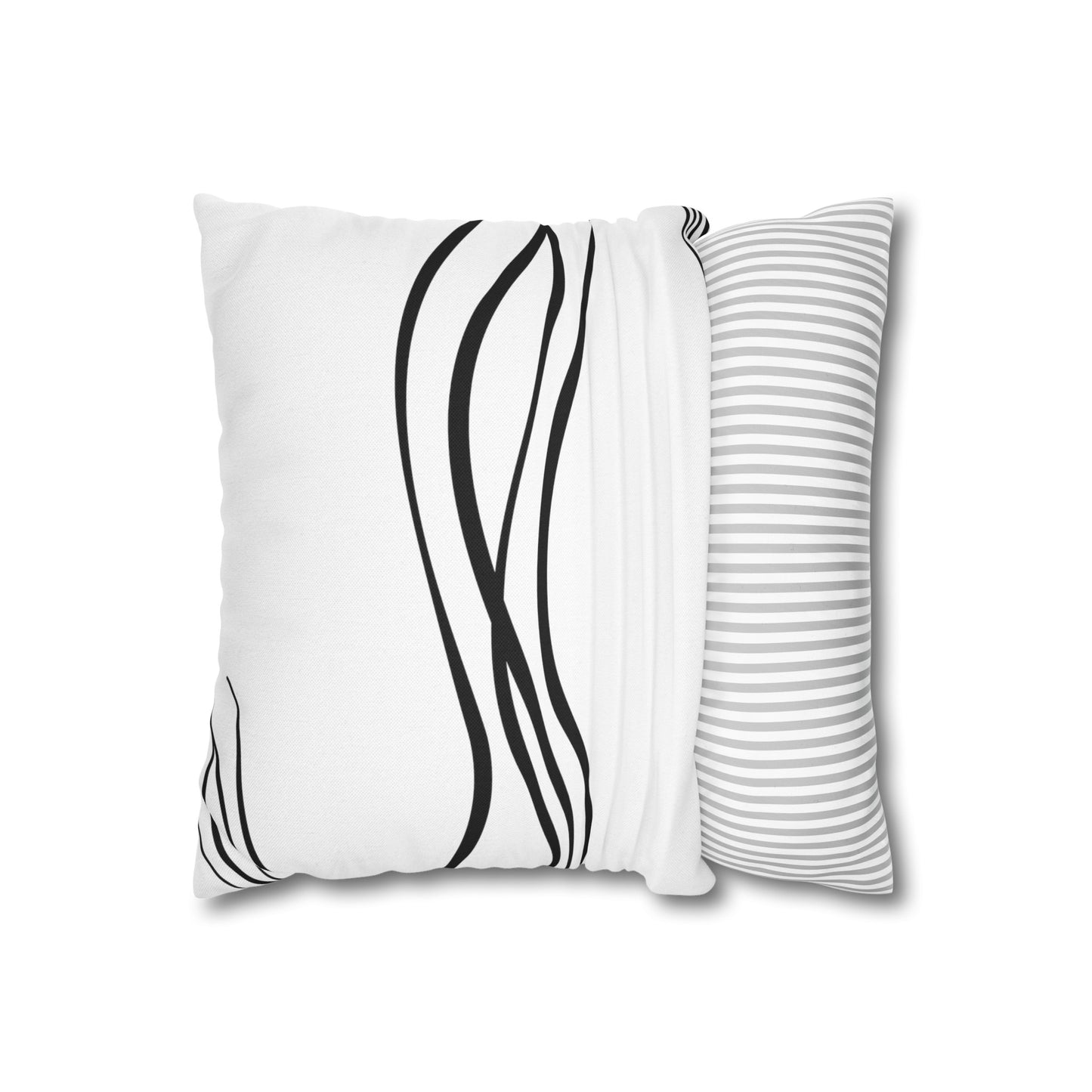 Spun Polyester Square Pillowcase