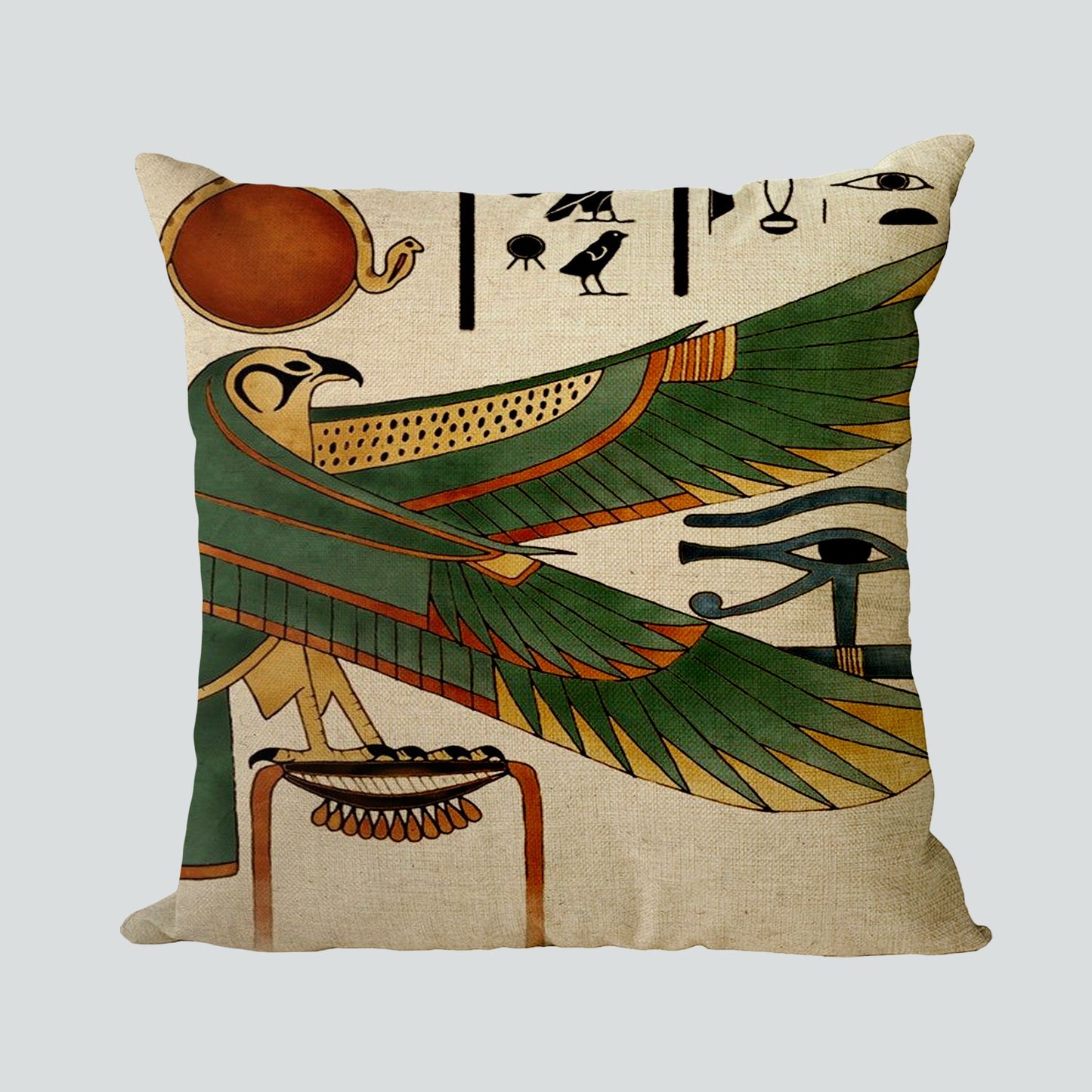 West Mount Egypt Ancient Egyptian Linen Pillowcase