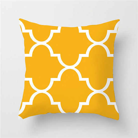 Home yellow pillowcase