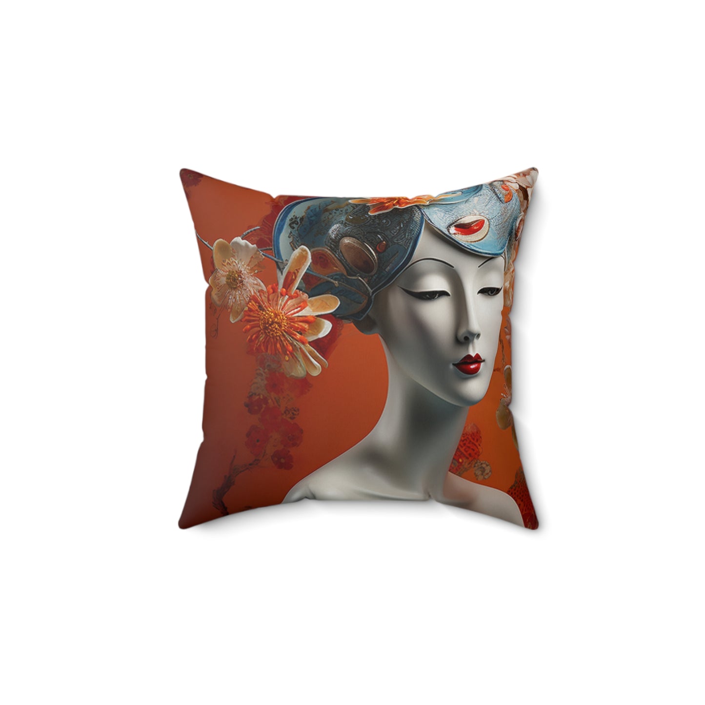 Spun Polyester Square Pillow