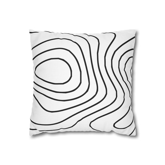 Spun Polyester Square Pillowcase