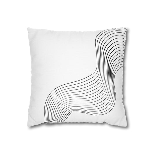 Spun Polyester Square Pillowcase