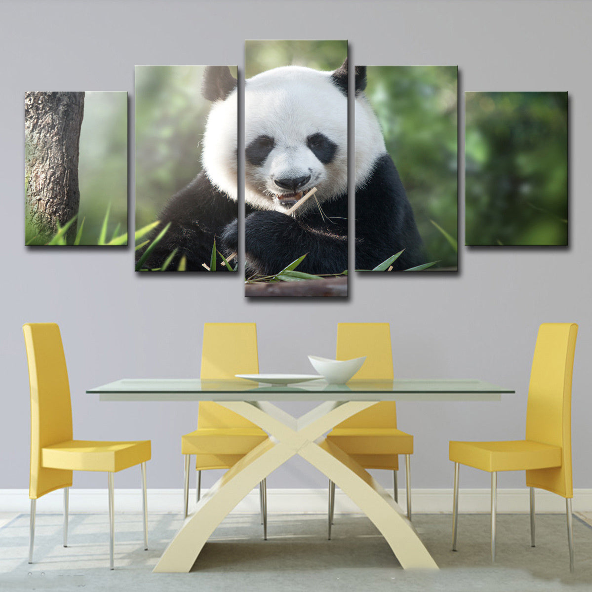 Panda canvas poster