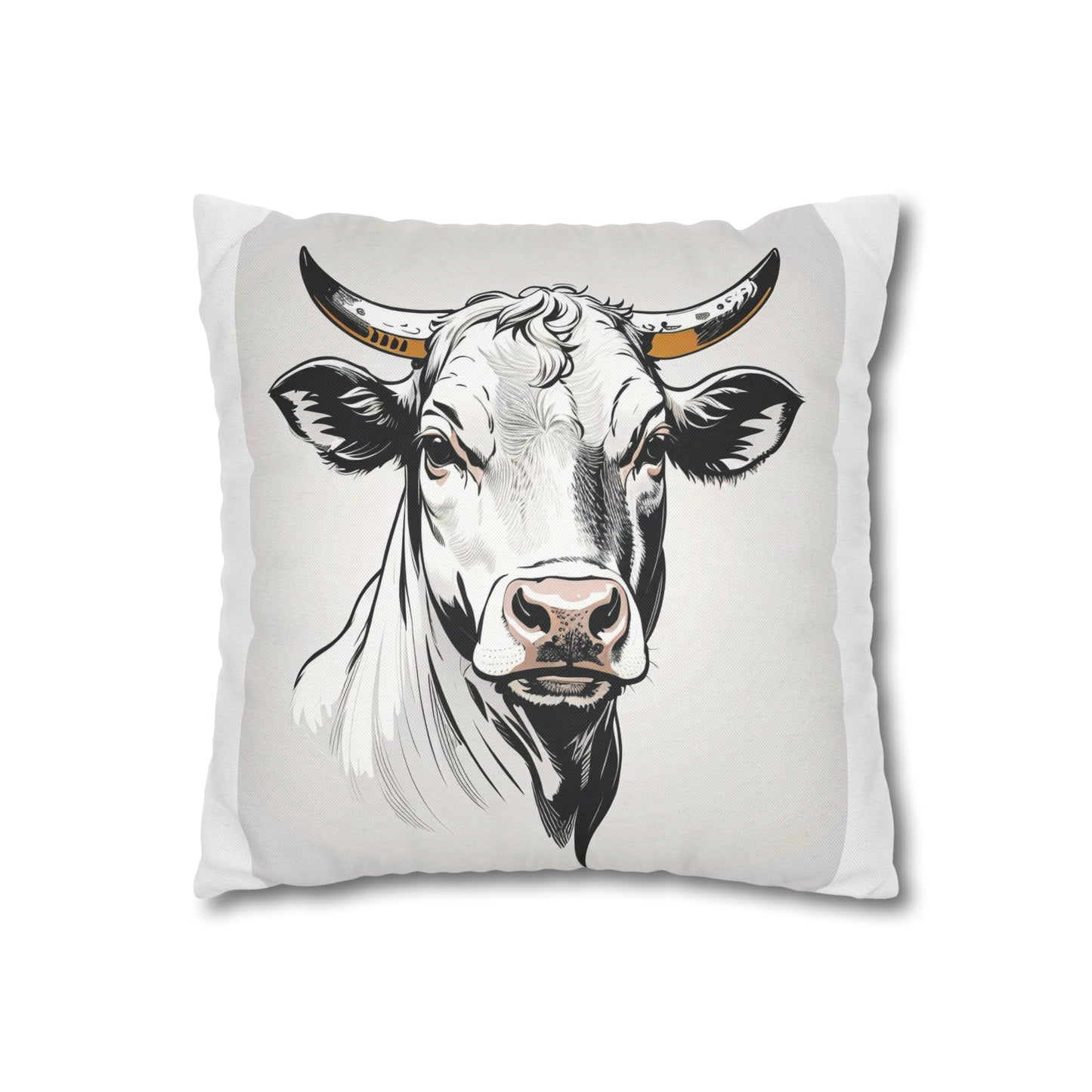 Spun Polyester Square Pillow Case