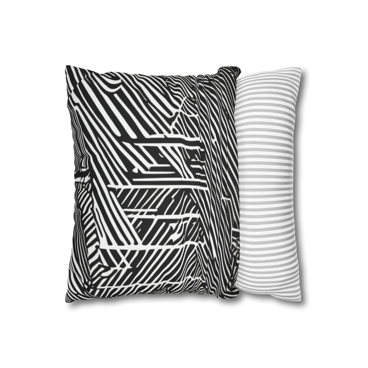 Spun Polyester Square Pillowcase