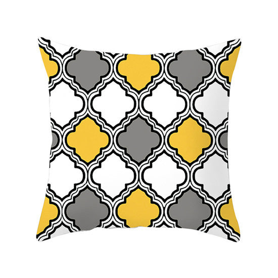 Home yellow pillowcase