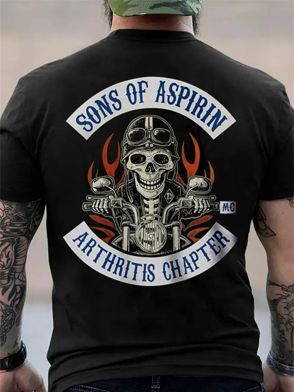 Men's Patterned Printed T-shirt, Summer Casual Short Sleeved Plus Size T-shirt