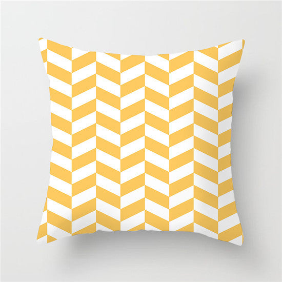 Home yellow pillowcase