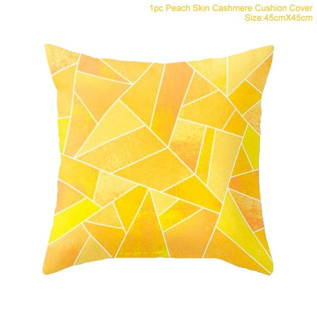 Home yellow pillowcase