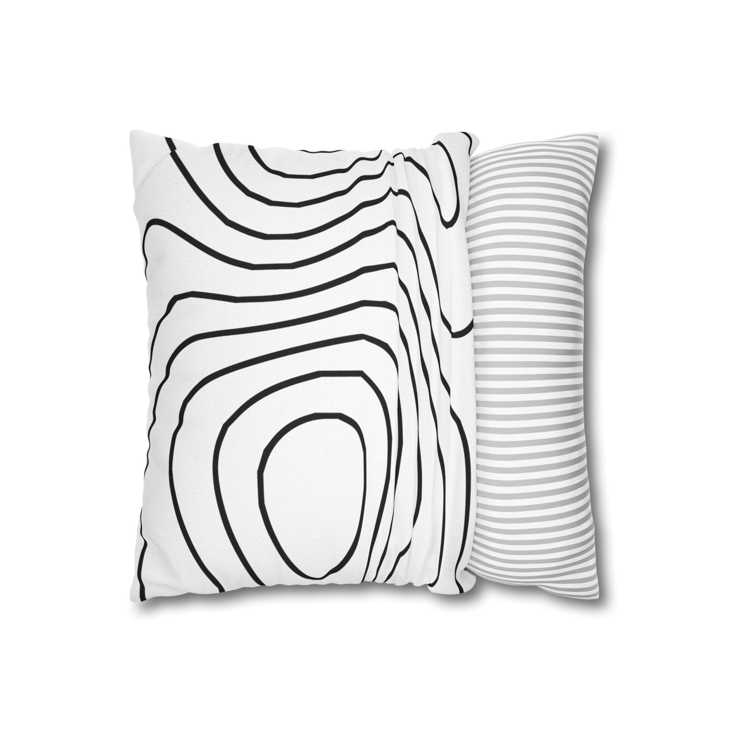 Spun Polyester Square Pillowcase