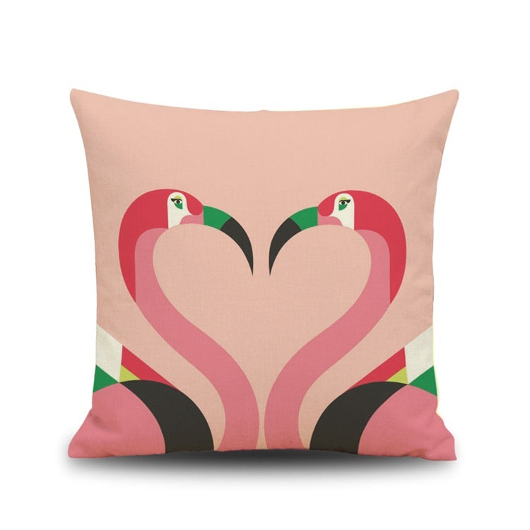 Geometric abstract animal pillowcase