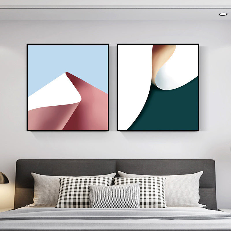 Abstract bedroom decoration