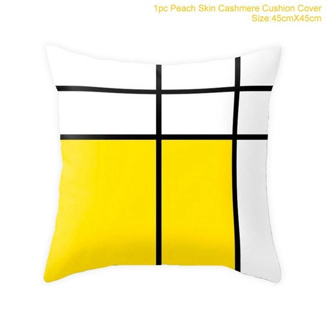 Home yellow pillowcase