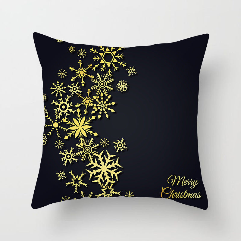 Snow moose pillow case