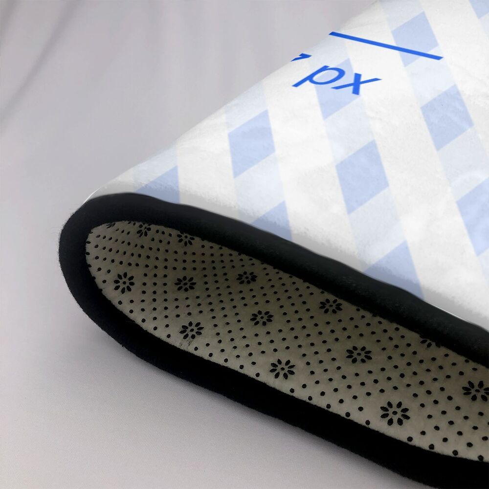 Flannel Absorbent Non-slip Easy-care Floor Mat