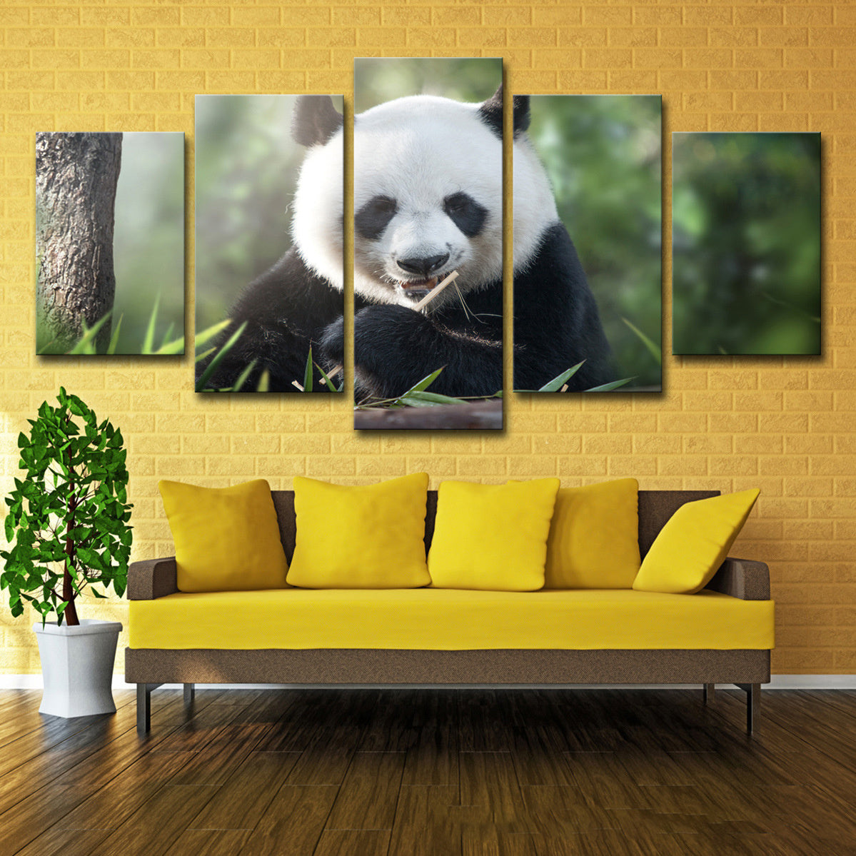 Panda canvas poster