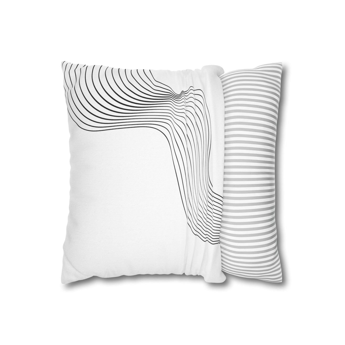 Spun Polyester Square Pillowcase