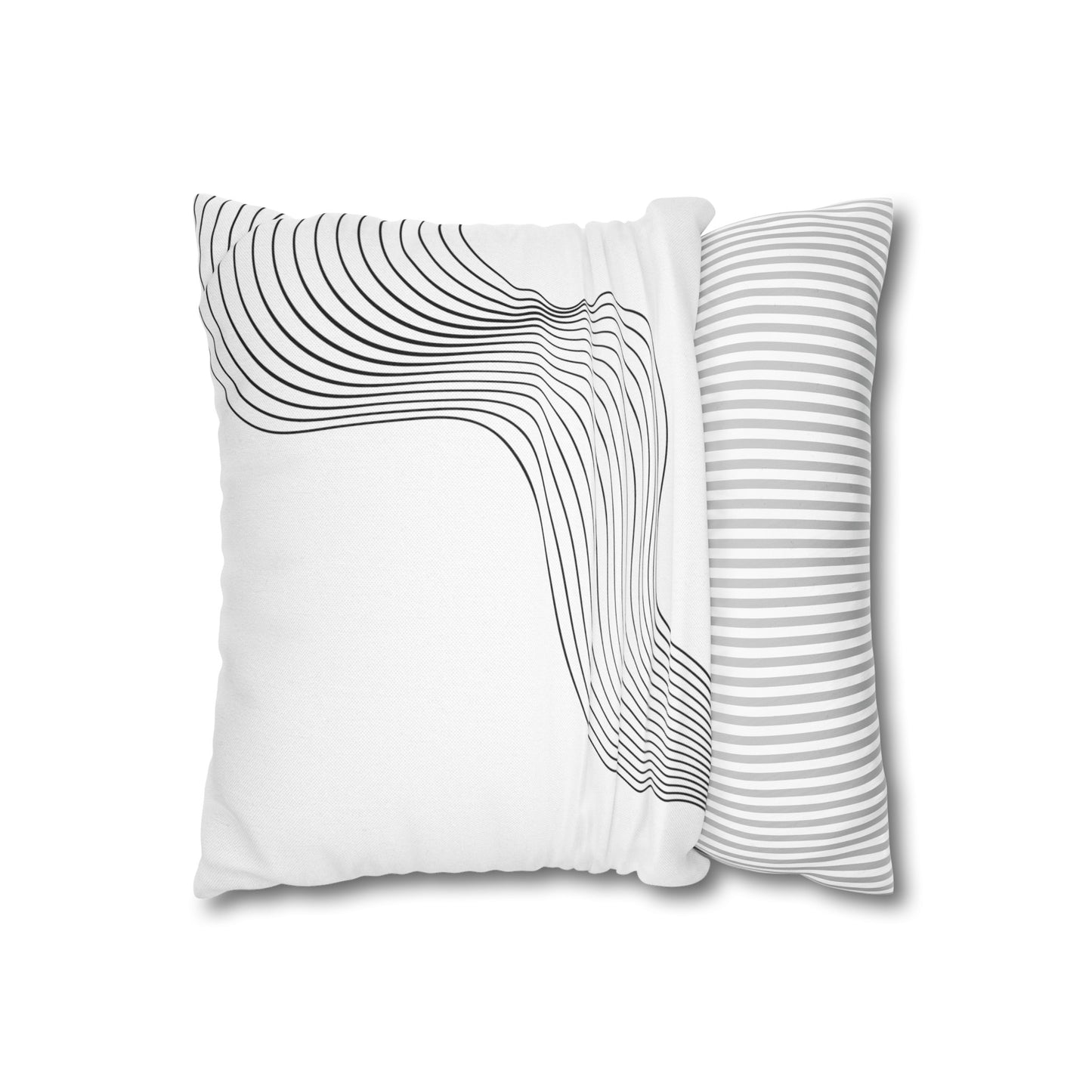 Spun Polyester Square Pillowcase