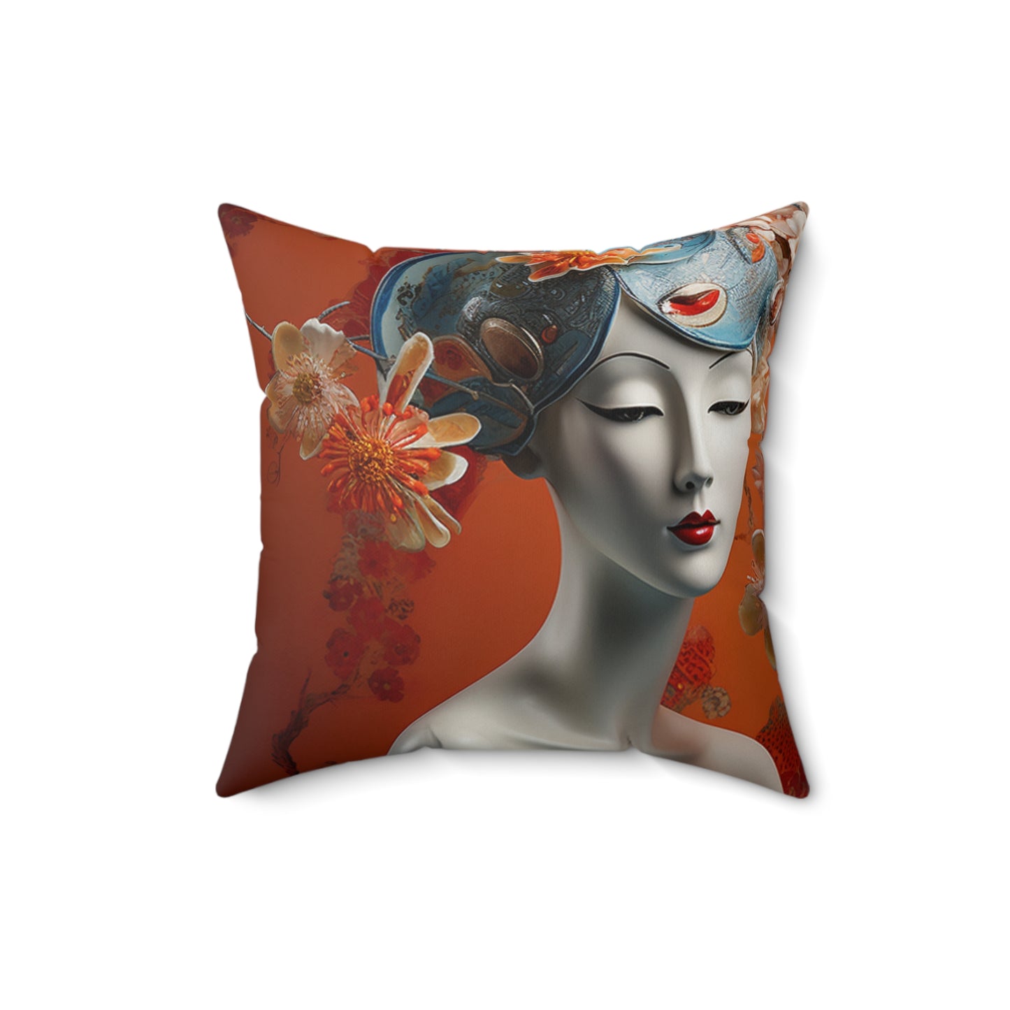 Spun Polyester Square Pillow