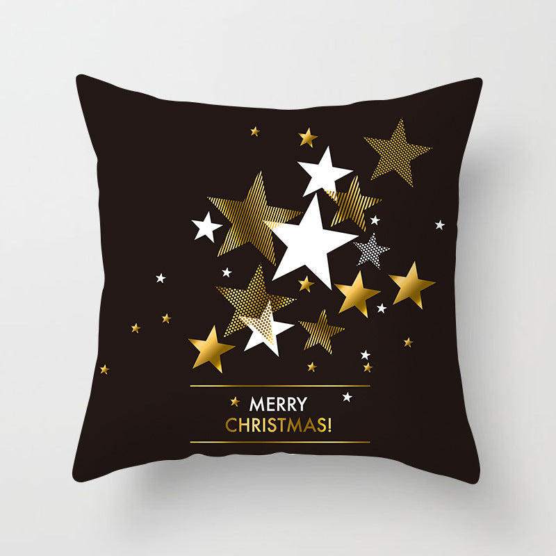 Snow moose pillow case