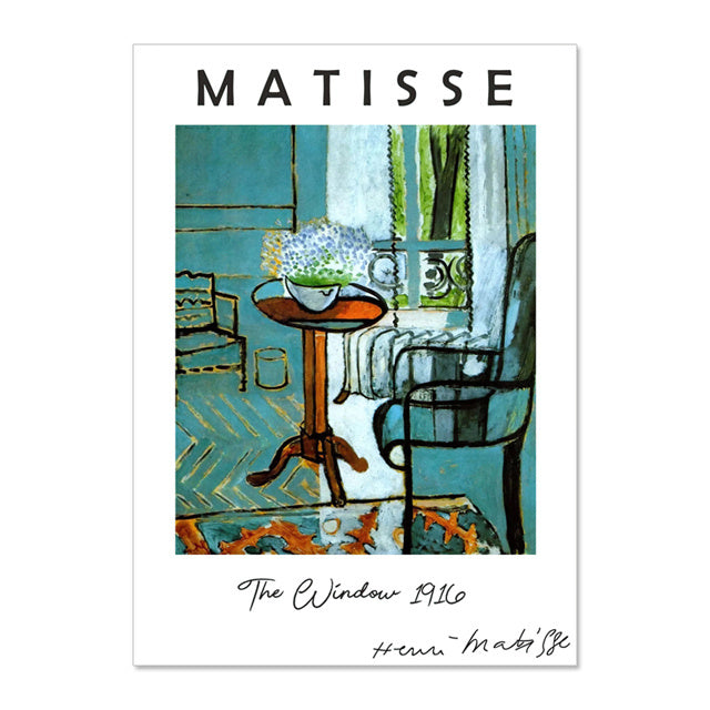 Vintage Abstract Landscape Wall Art Canvas Painting matisse