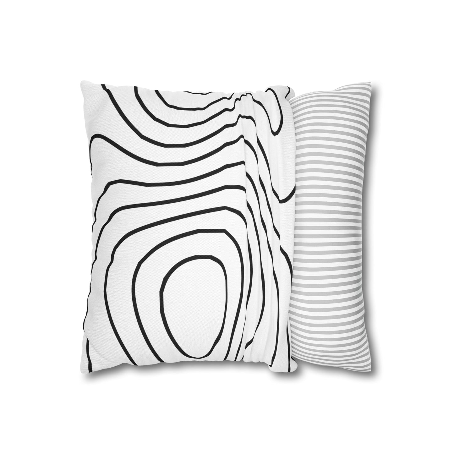 Spun Polyester Square Pillowcase