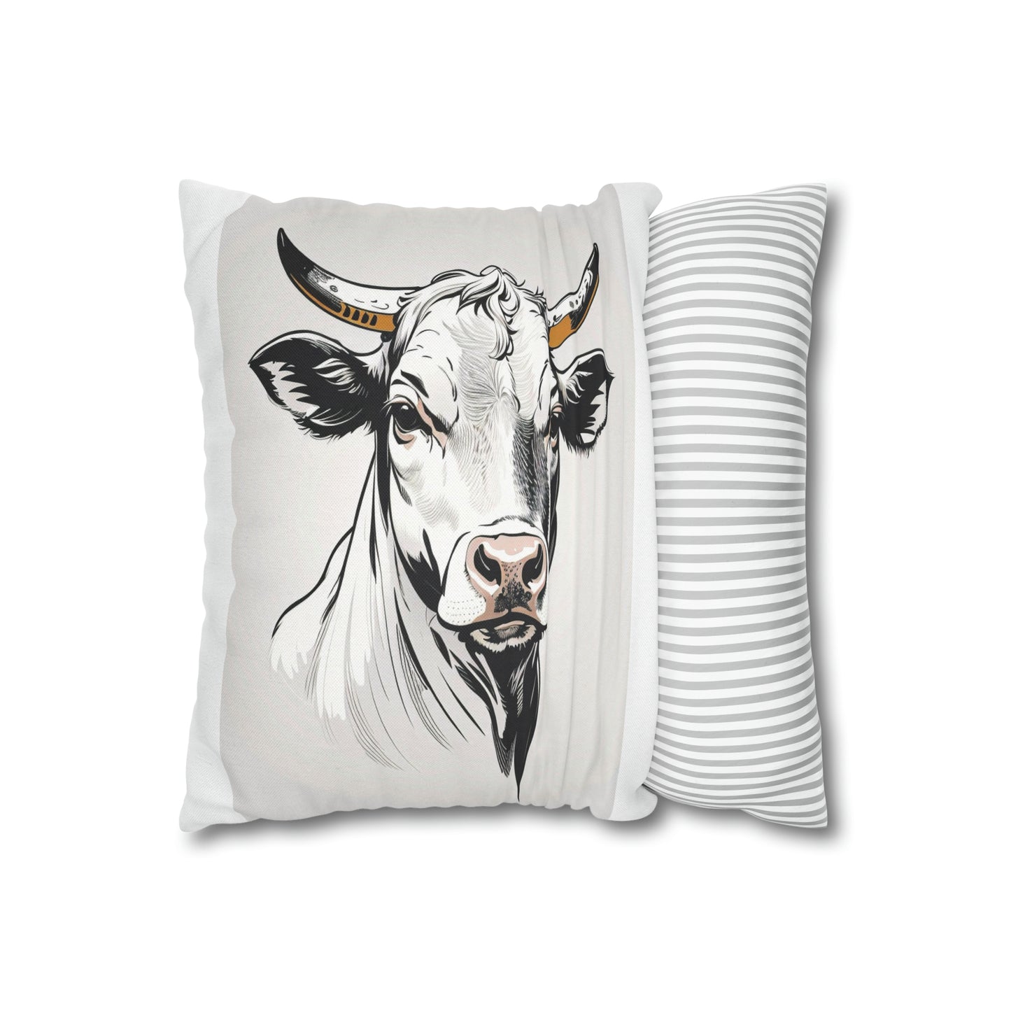 Spun Polyester Square Pillow Case