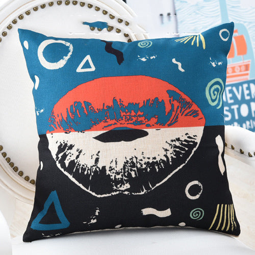 American abstract pillowcase