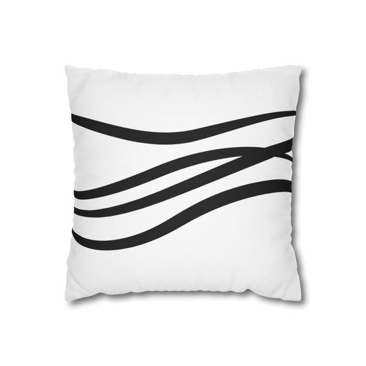 Spun Polyester Square Pillowcase