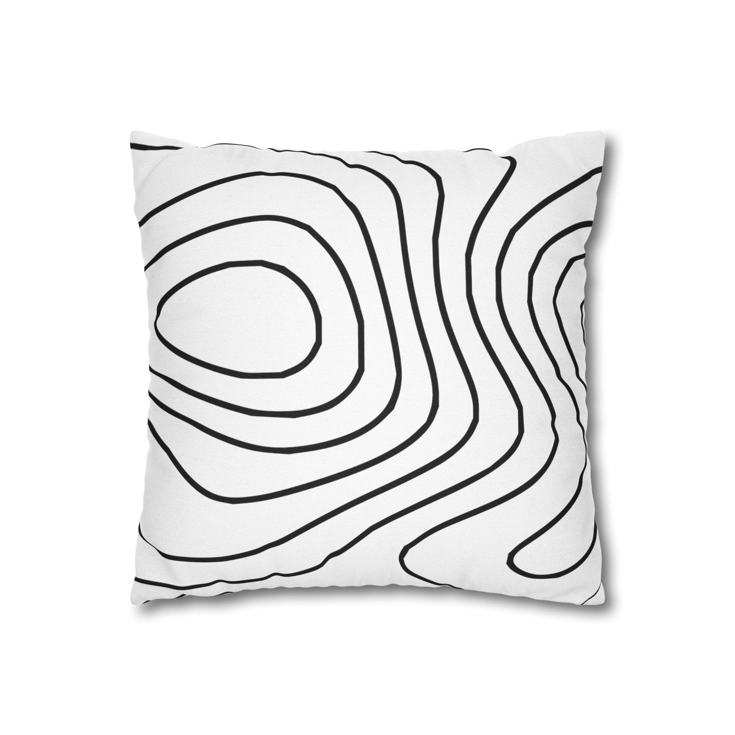 Spun Polyester Square Pillowcase