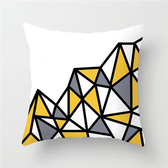 Home yellow pillowcase