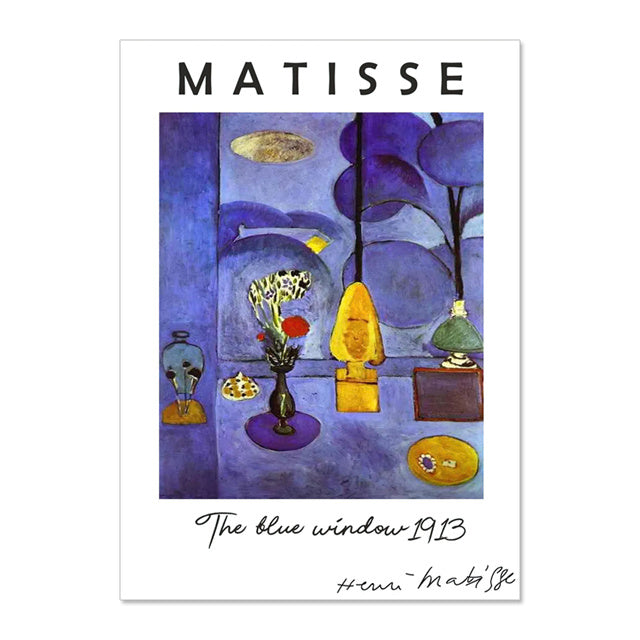 Vintage Abstract Landscape Wall Art Canvas Painting matisse