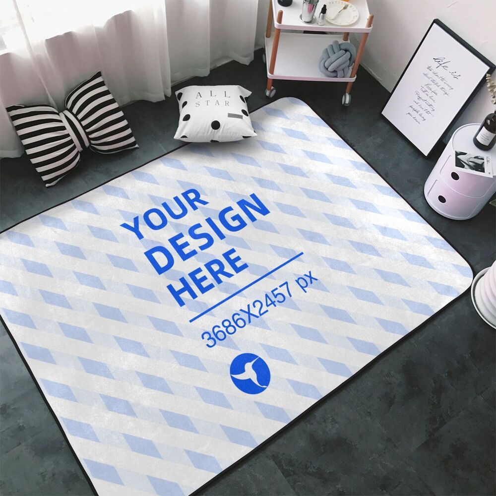 Flannel Absorbent Non-slip Easy-care Floor Mat