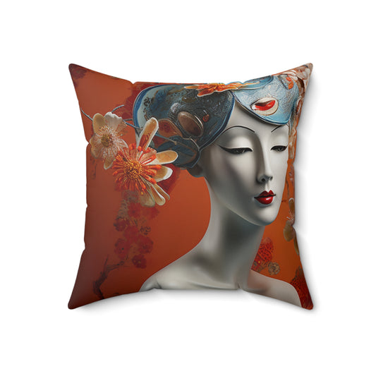 Spun Polyester Square Pillow