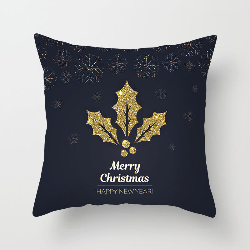 Snow moose pillow case