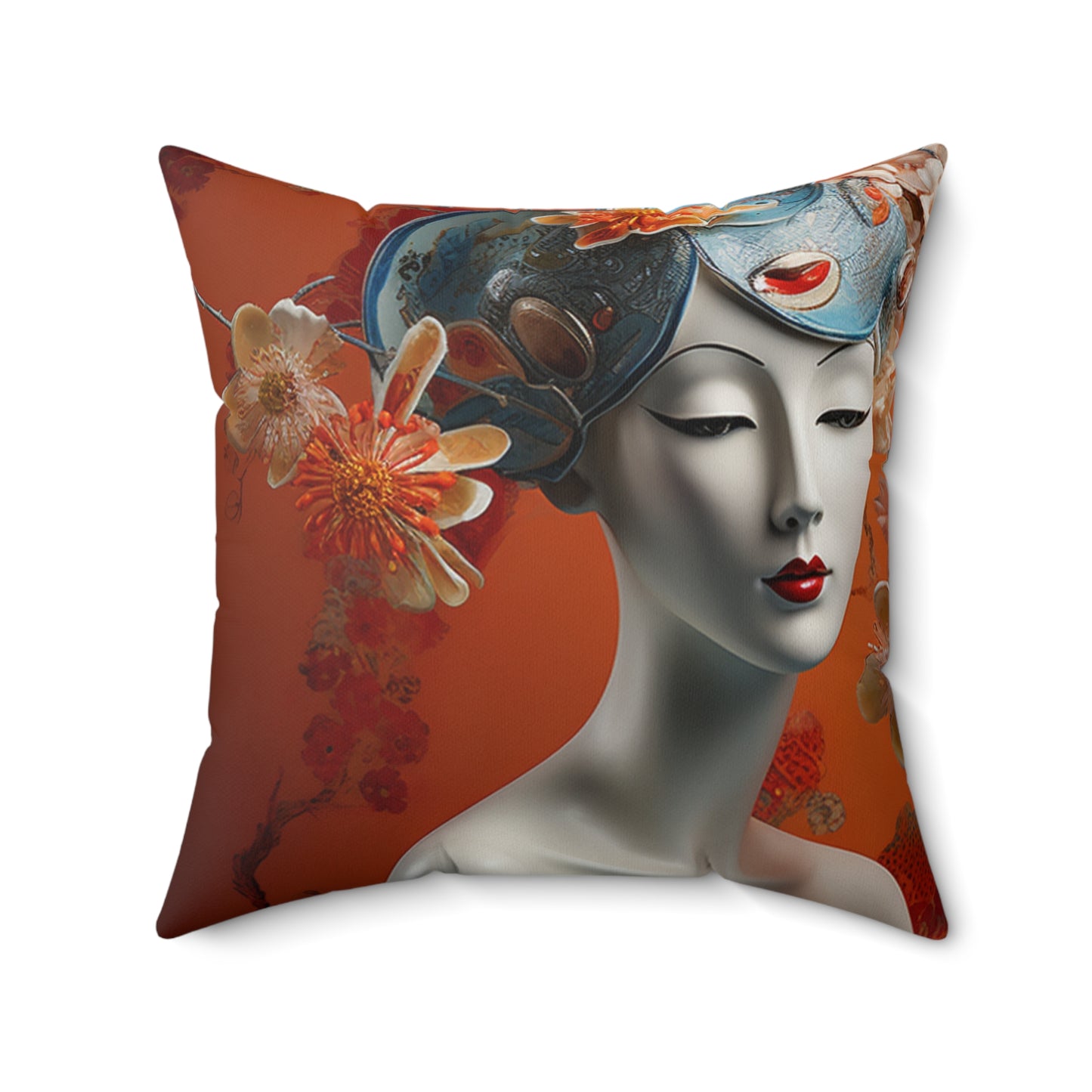 Spun Polyester Square Pillow