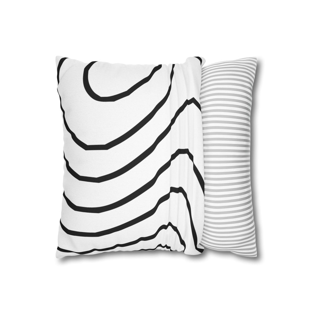 Spun Polyester Square Pillowcase