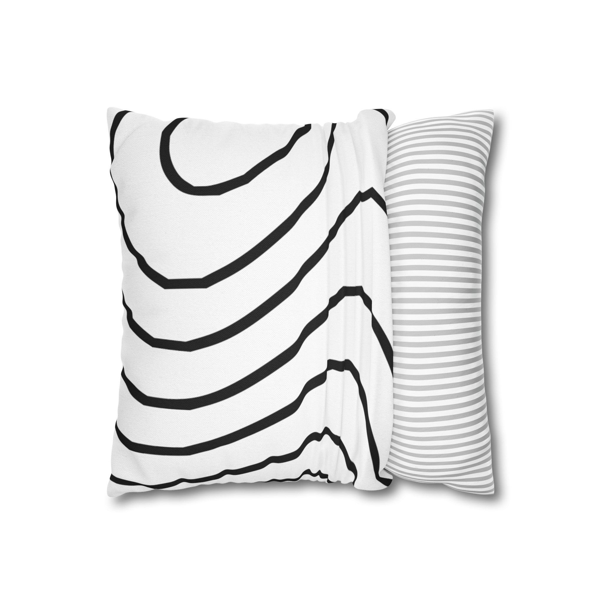 Spun Polyester Square Pillowcase
